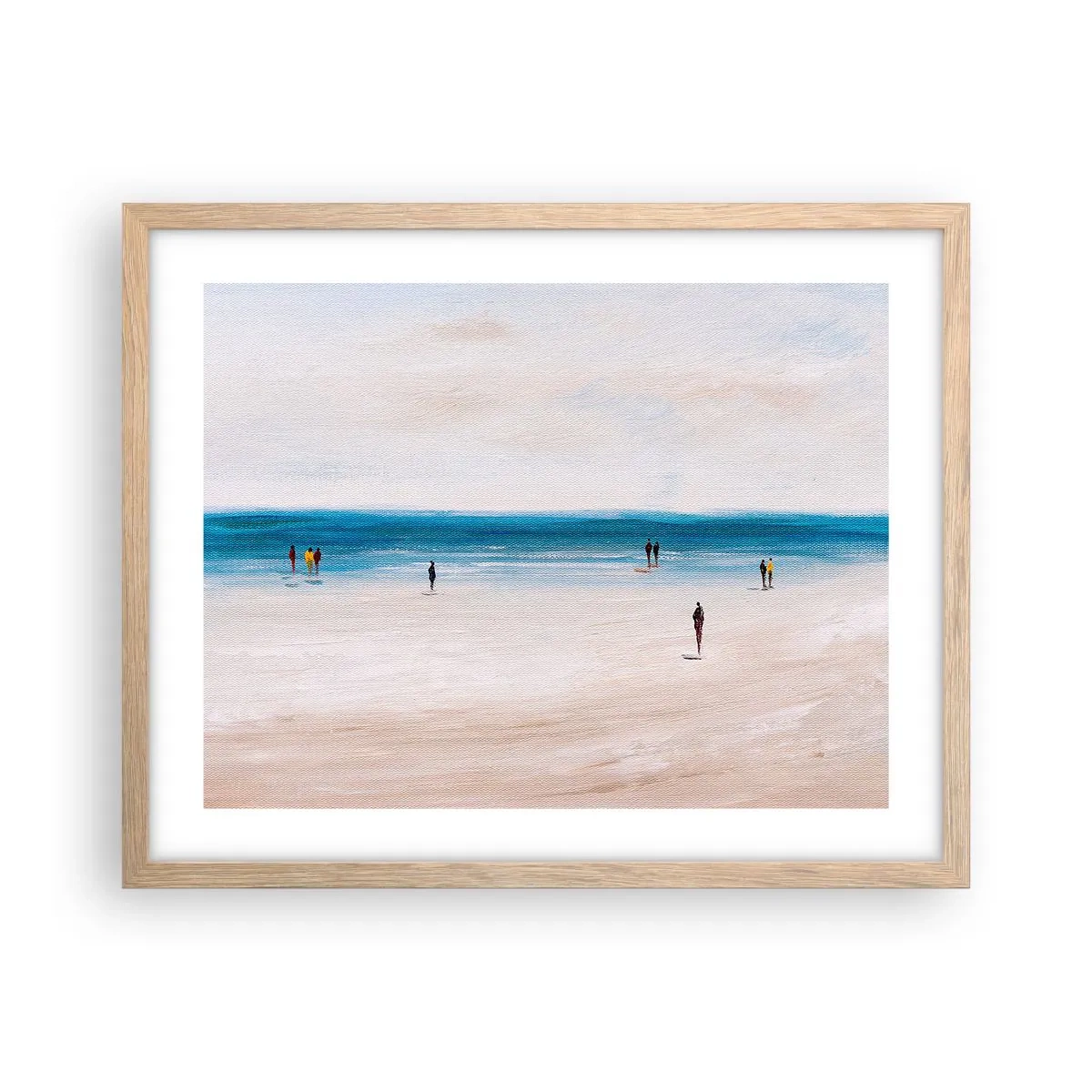 Een poster in een licht eiken lijst - Een natuurlijke behoefte - 50x40 cm