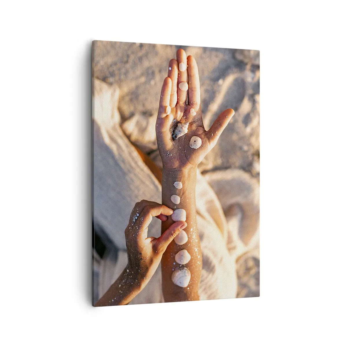 Schilderen op canvas - Schoonheid binnen handbereik - 50x70 cm