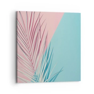 Schilderen op canvas - Tropische impressie - 70x70 cm