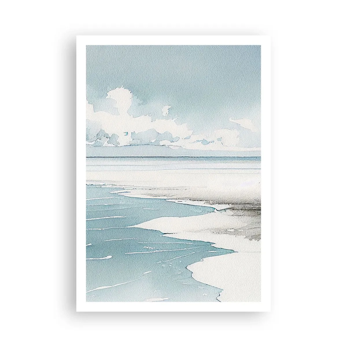 Poster - Zachte vloed - 70x100 cm