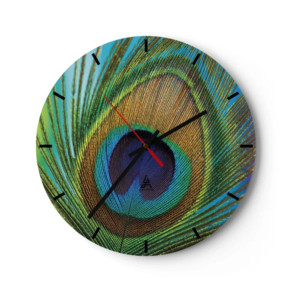 Wandklok - Klok - Oog in oog - 40x40 cm
