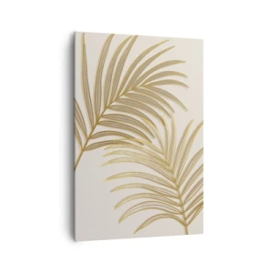 Schilderen op canvas - Gouden Palm! - 70x100 cm