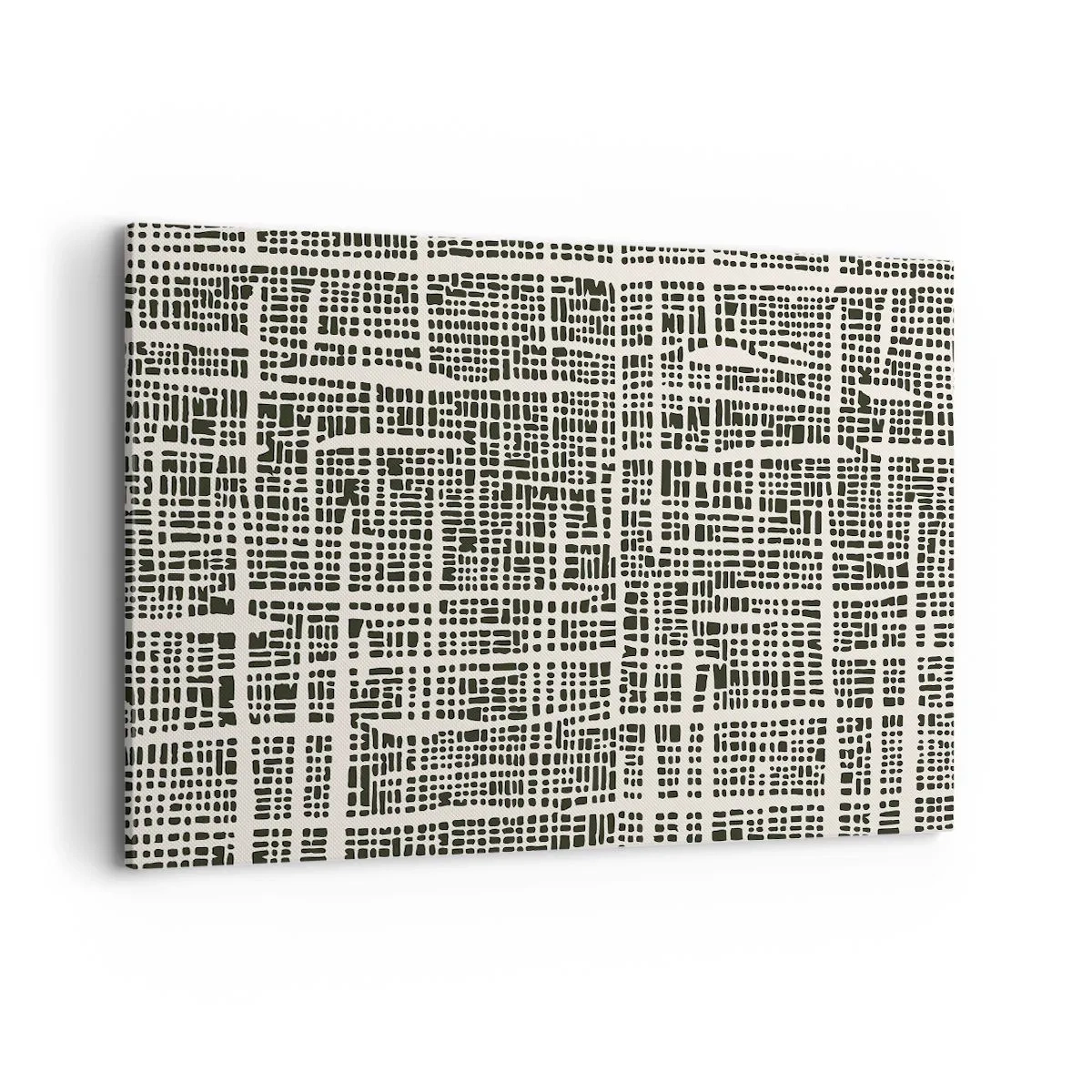 Schilderen op canvas - Geweven compositie - 120x80 cm