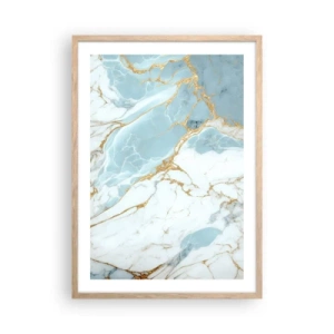 Een poster in een licht eiken lijst - Rijkdom van steen - 50x70 cm
