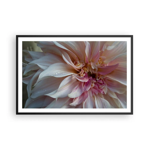 Poster in een zwarte lijst - Bloeiende frisheid - 91x61 cm