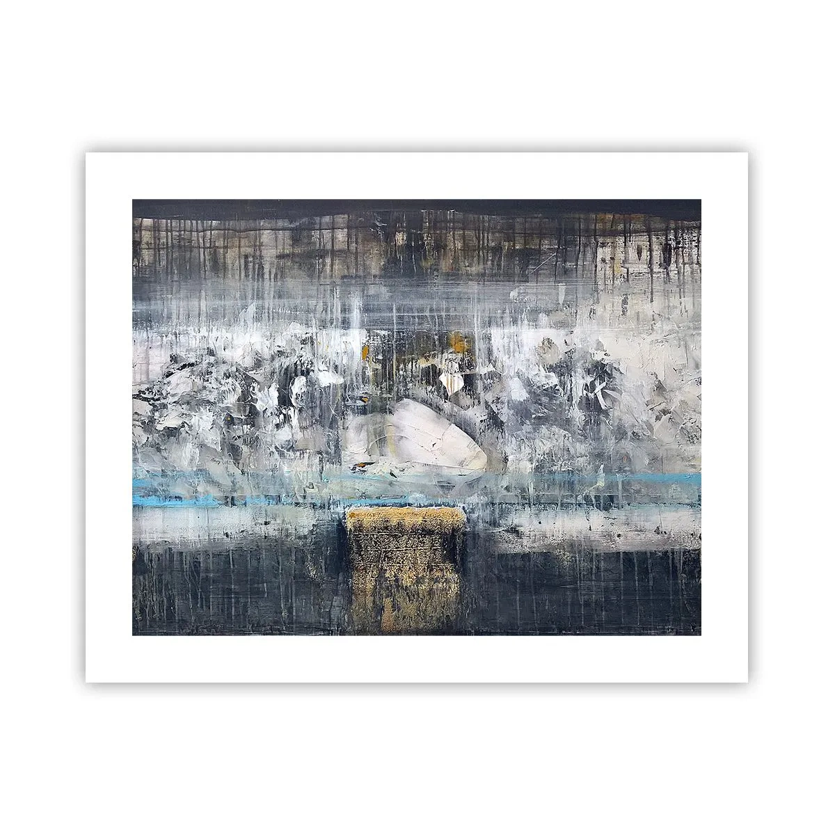 Poster - Als op ijs, als zo moeizaam - 50x40 cm