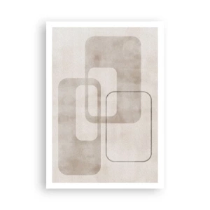 Poster - Geometrische voeg - 70x100 cm