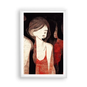 Poster in een witte lijst - Madonna's van duisternis - 61x91 cm