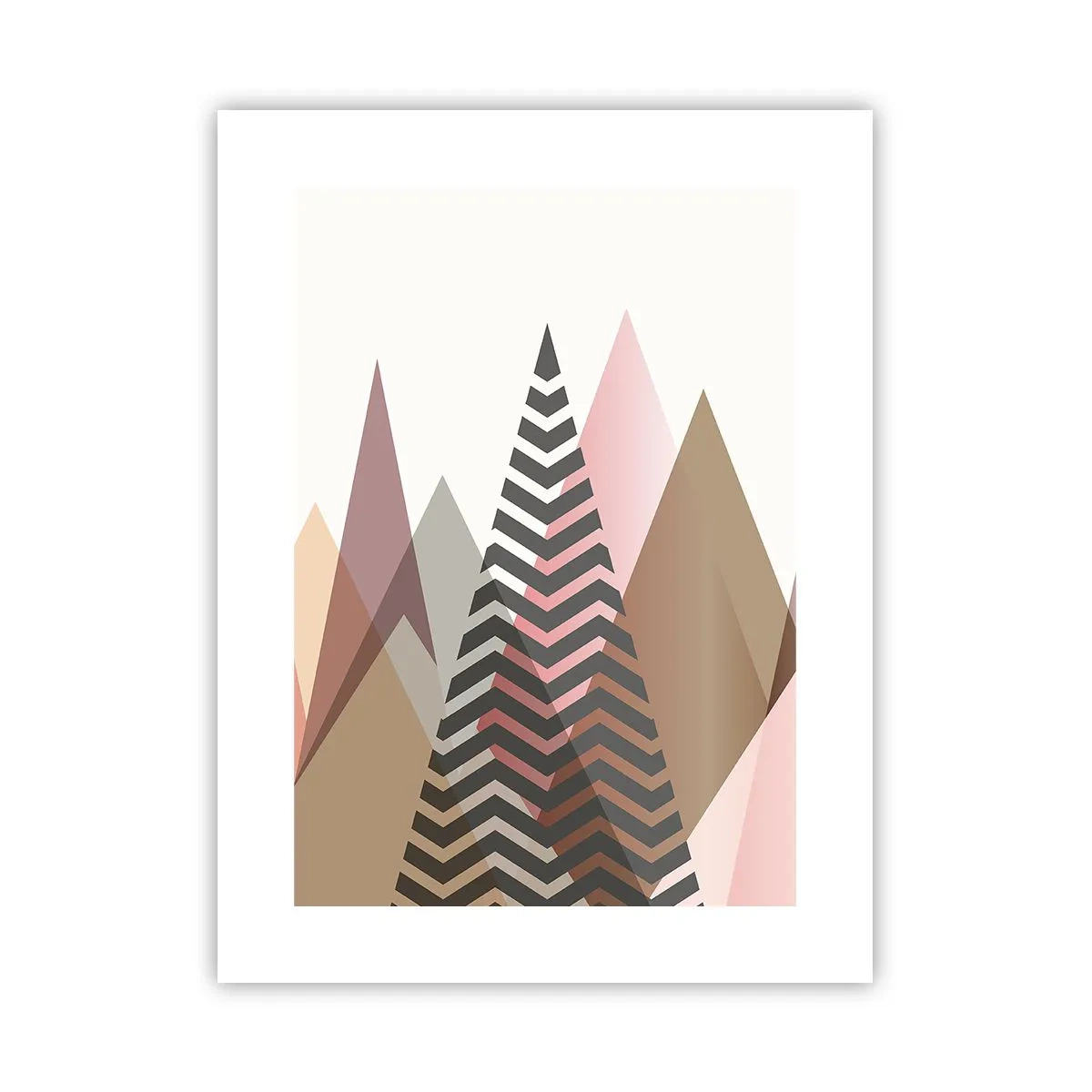 Poster - Piramidaal uitzicht - 30x40 cm