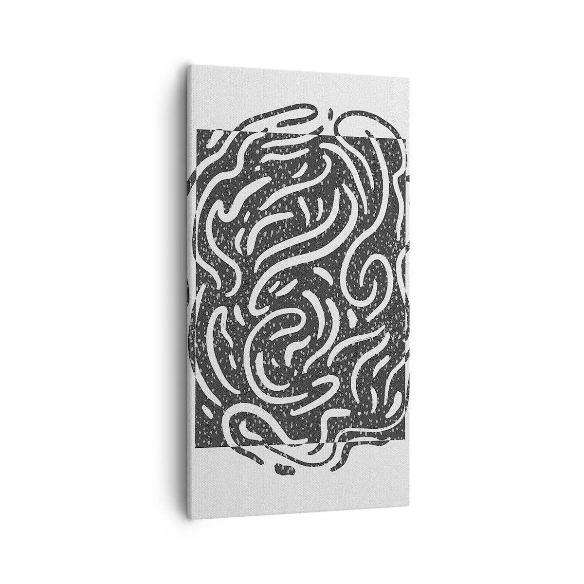 Schilderen op canvas - Abstractie: vreugdedans - 55x100 cm