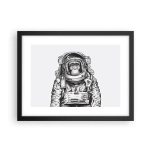 Poster in een zwarte lijst - Alternatieve evolutie - 40x30 cm
