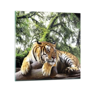 Schilderen op glas - Met vriendelijke groet - 50x50 cm