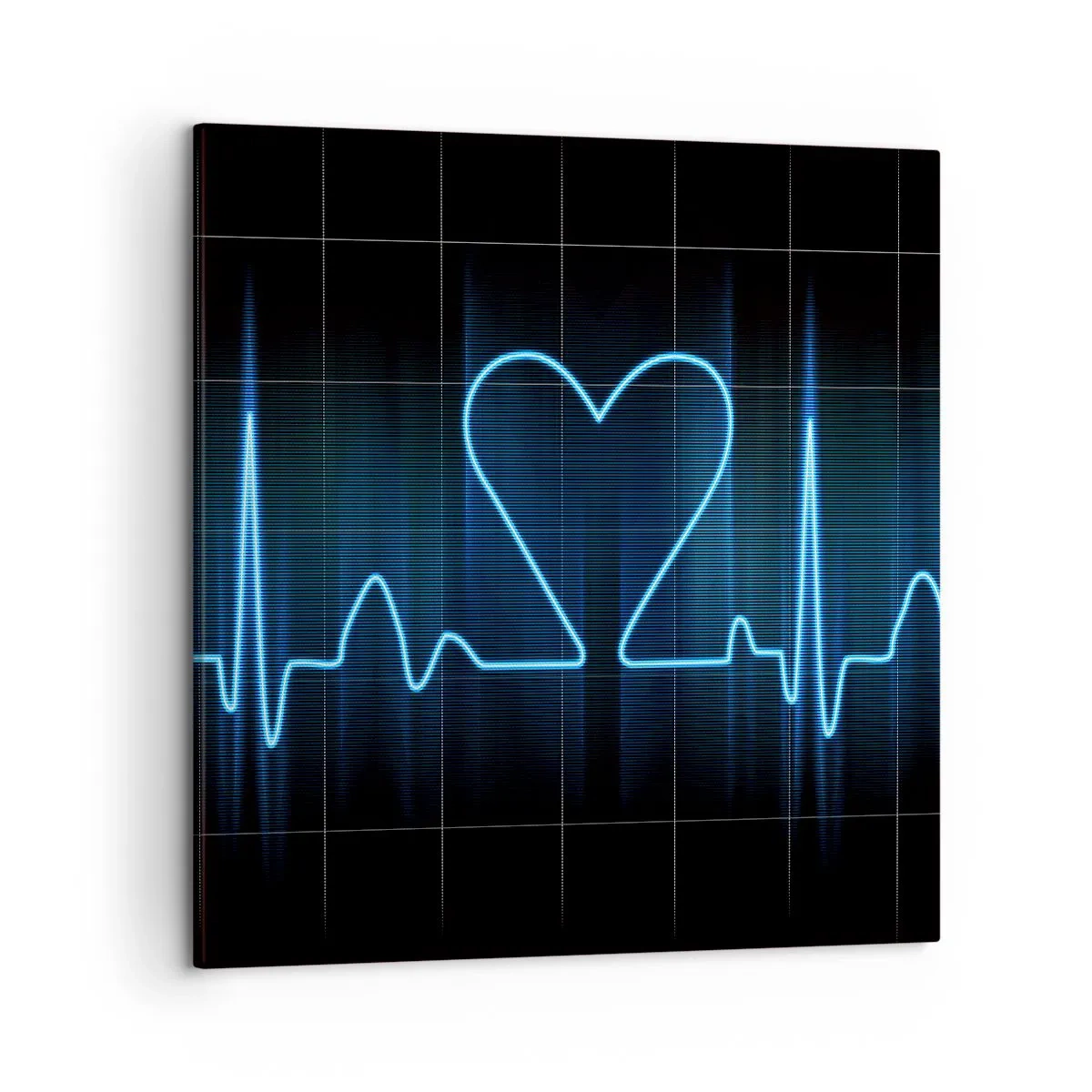 Schilderen op canvas - Op het ritme van het hart - 50x50 cm