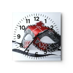 Wandklok - Klok - Uitnodiging voor het bal - 40x40 cm