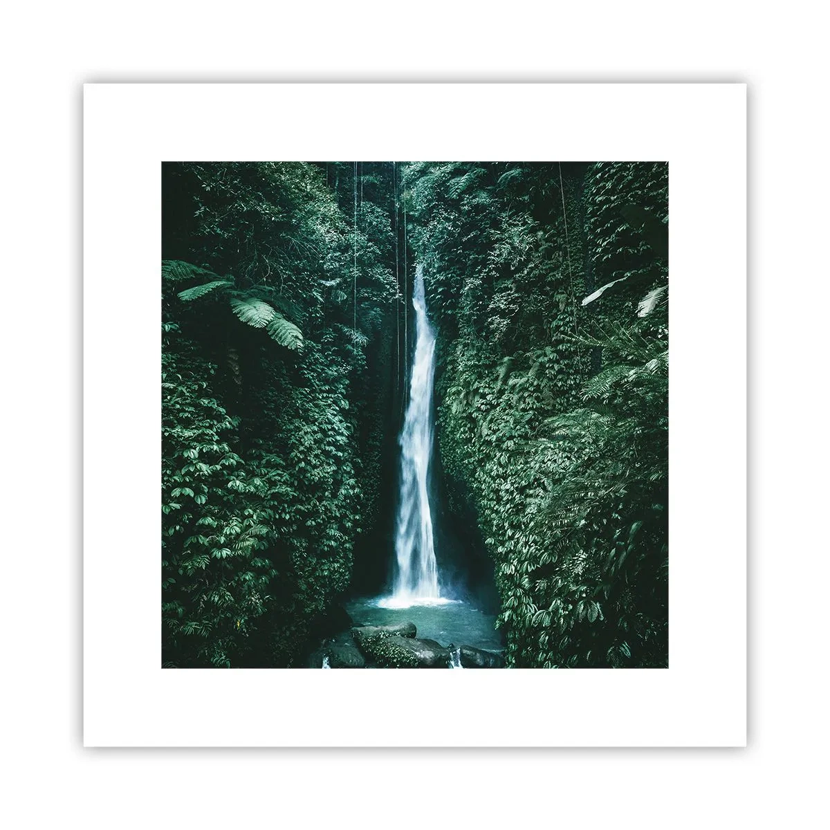 Poster - Tropische spa - 30x30 cm