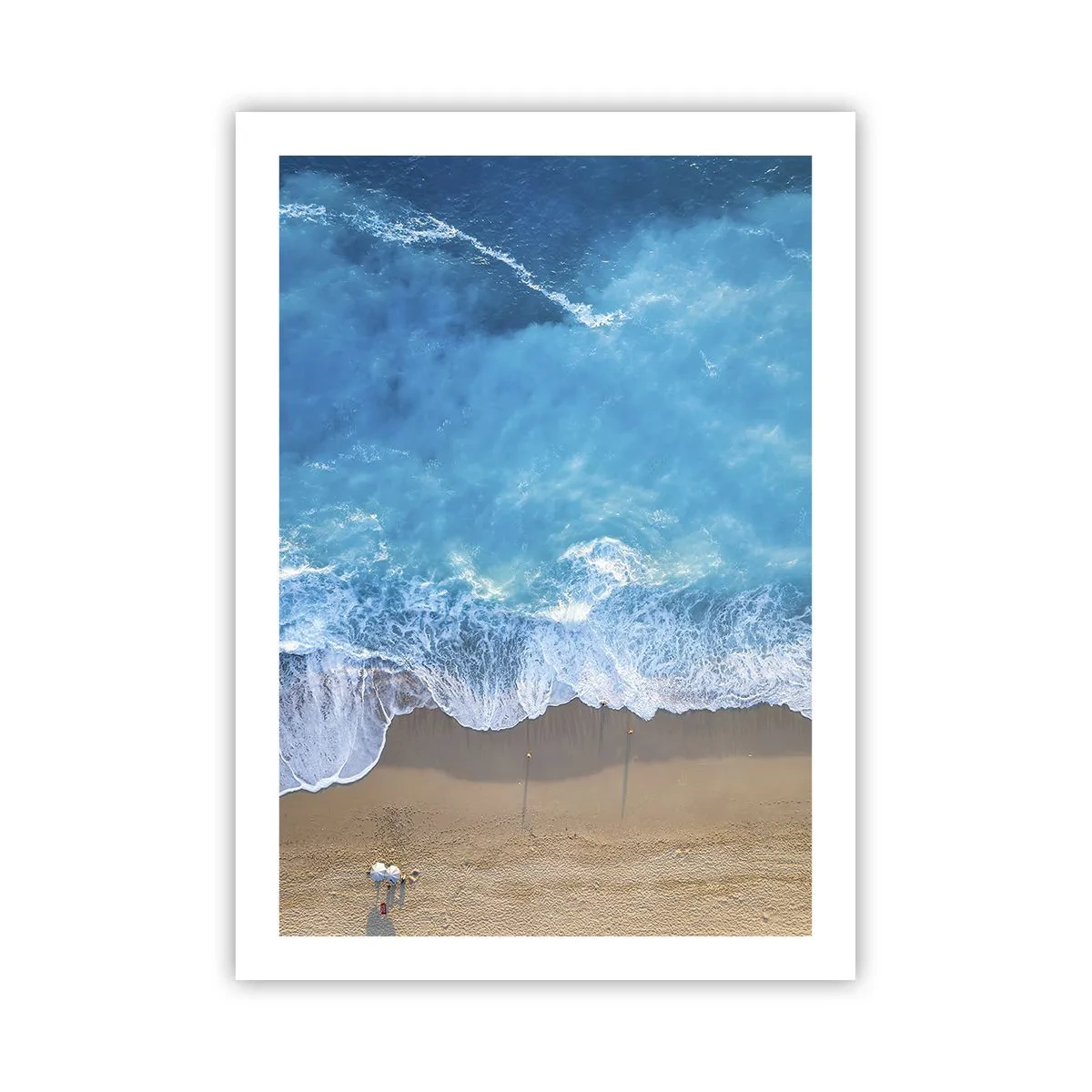 Poster - De kracht van blauw - 50x70 cm