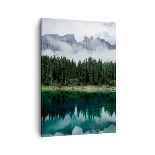Schilderen op canvas - Stil, stil, laten we het drinkwater niet wakker maken... - 50x70 cm