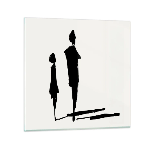 Schilderen op glas - Zeker samen? - 30x30 cm