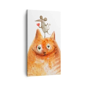 Schilderen op canvas - De paradoxen van de liefde - 45x80 cm