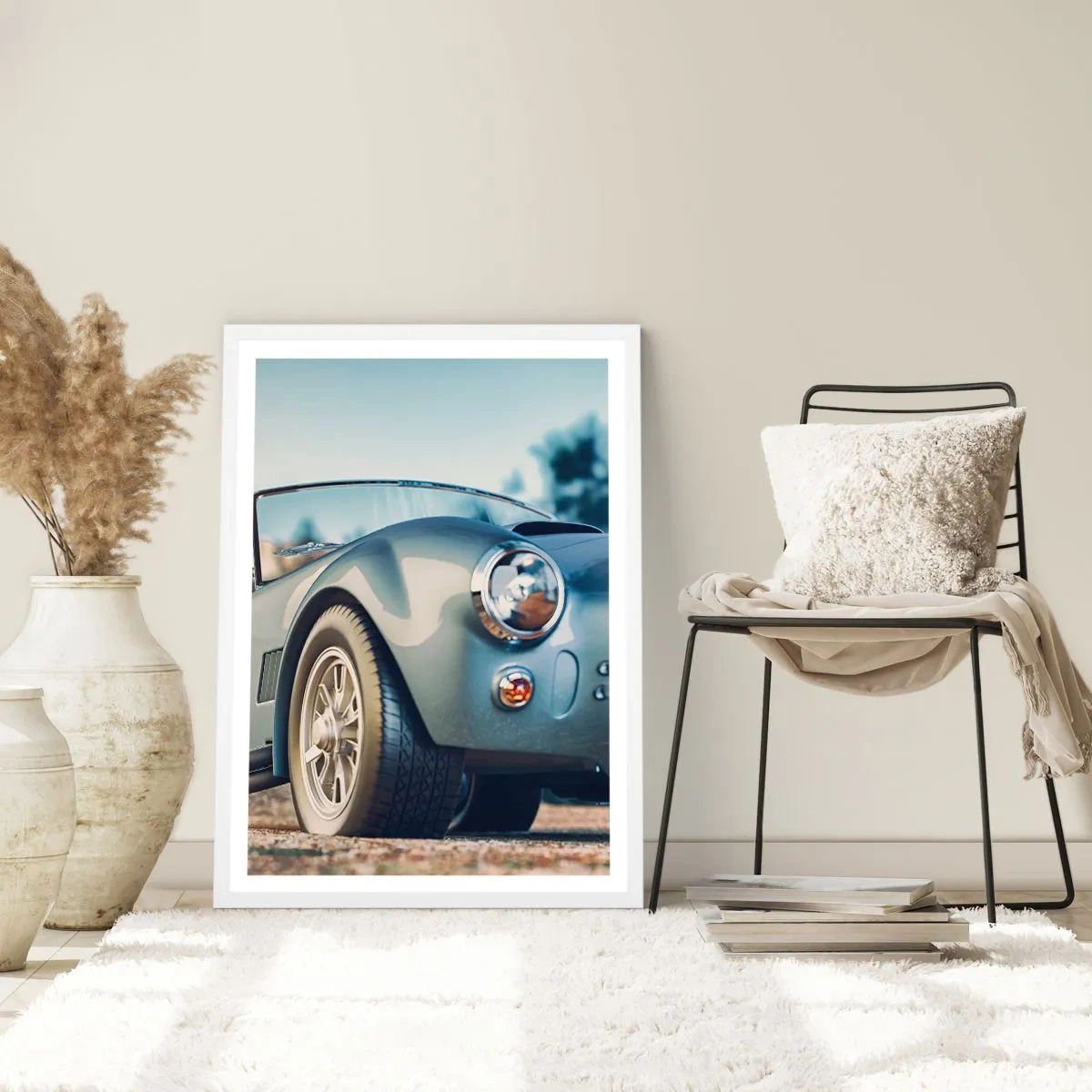 Poster in een witte lijst - Omdat stijl ertoe doet - 40x50 cm