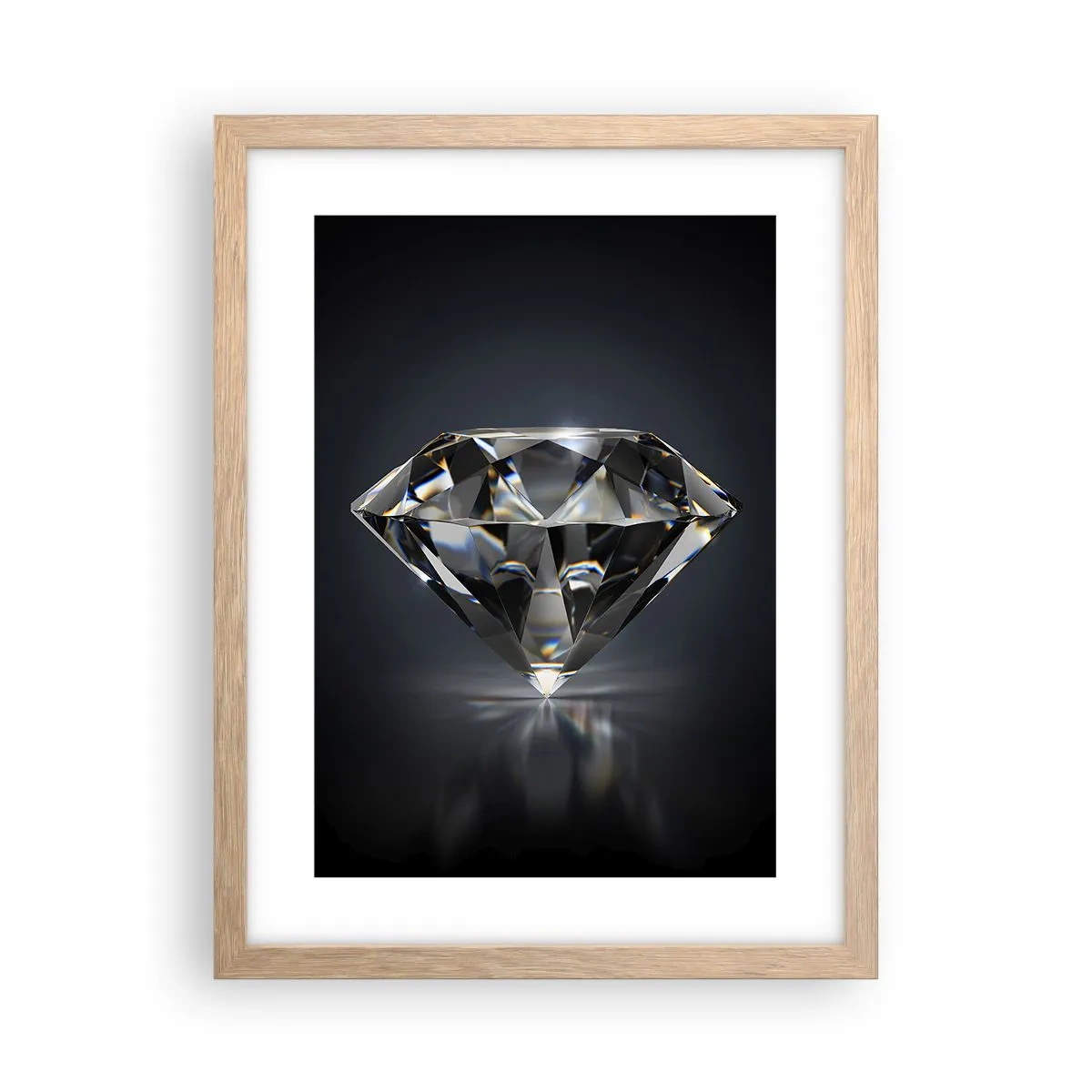 Een poster in een licht eiken lijst - Beste vriendinnen - 30x40 cm