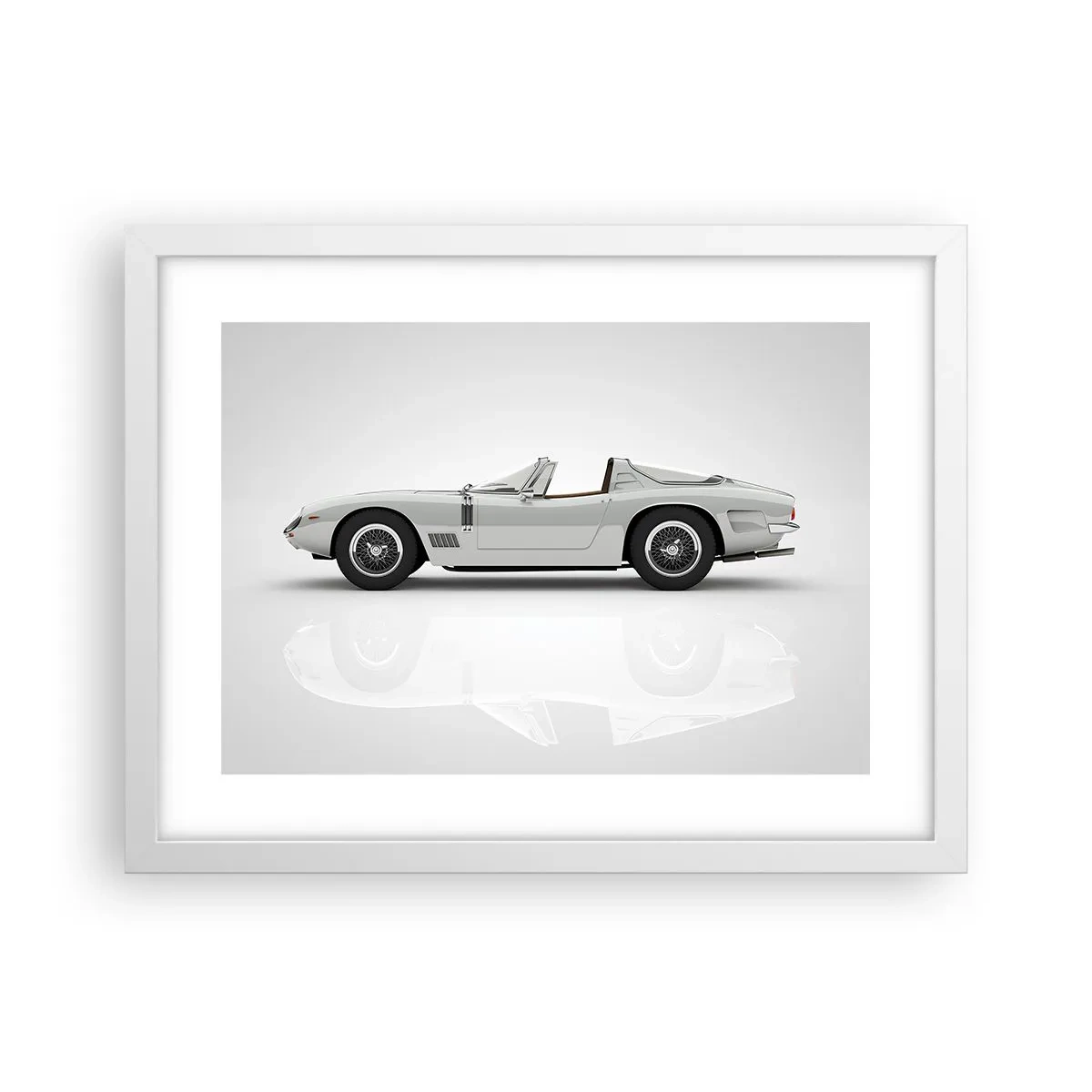 Poster in een witte lijst - Belofte van plezier - 40x30 cm