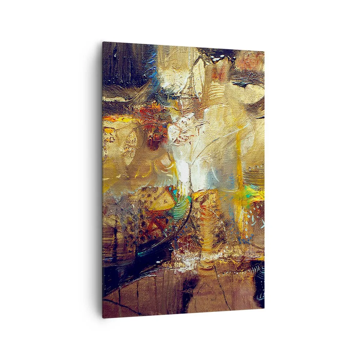 Schilderen op canvas - Koud, warmer, heet - 80x120 cm