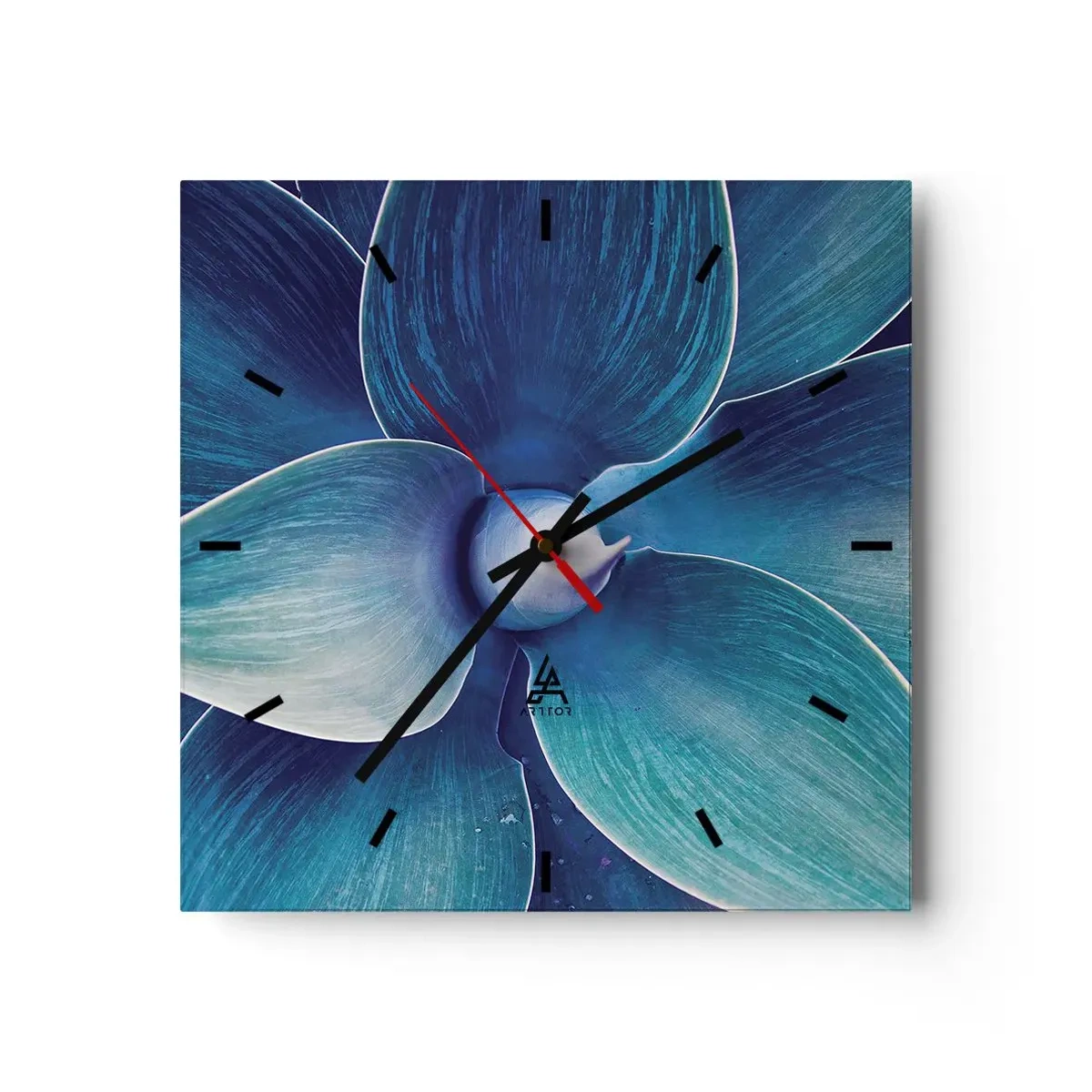 Wandklok - Klok - Blauw uit de lucht - 30x30 cm