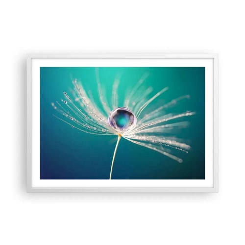 Poster in een witte lijst - Mystiek moment - 70x50 cm