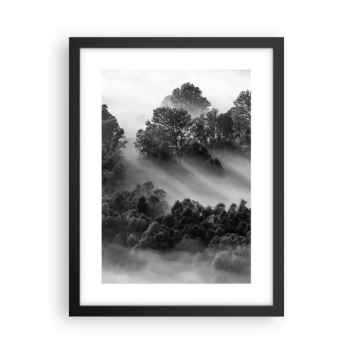 Poster in een zwarte lijst - Opstaand uit de slaap - 30x40 cm