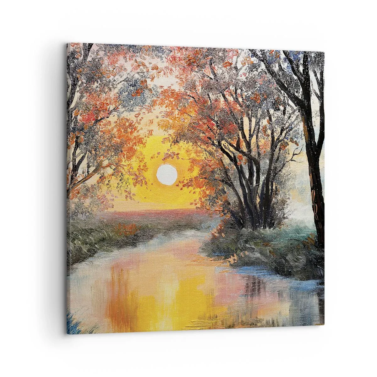 Schilderen op canvas - Herfst vibes - 50x50 cm