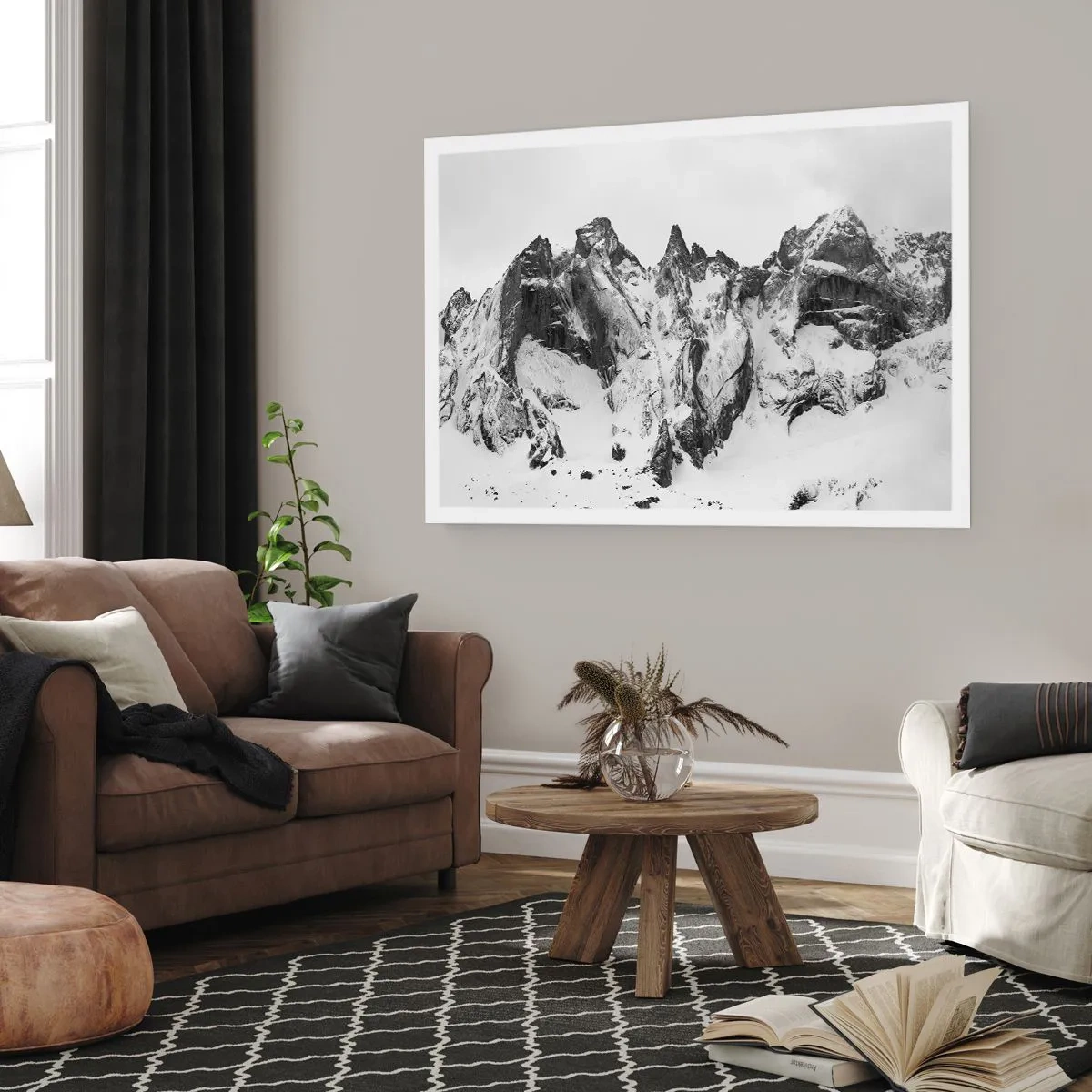 Poster - Granieten gevaarlijke nok - 70x50 cm