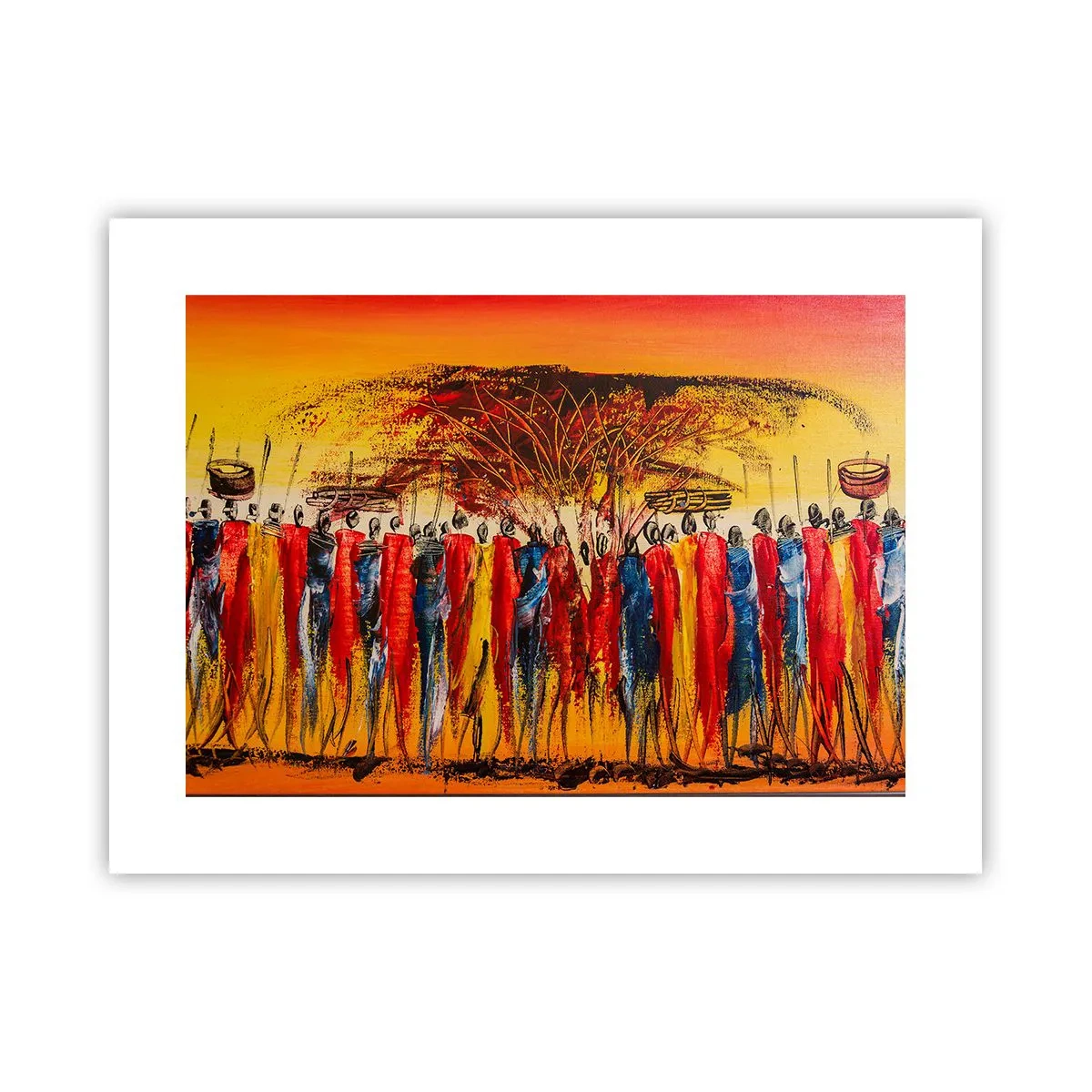 Poster - Daar, daar, daar gaan ze - 40x30 cm