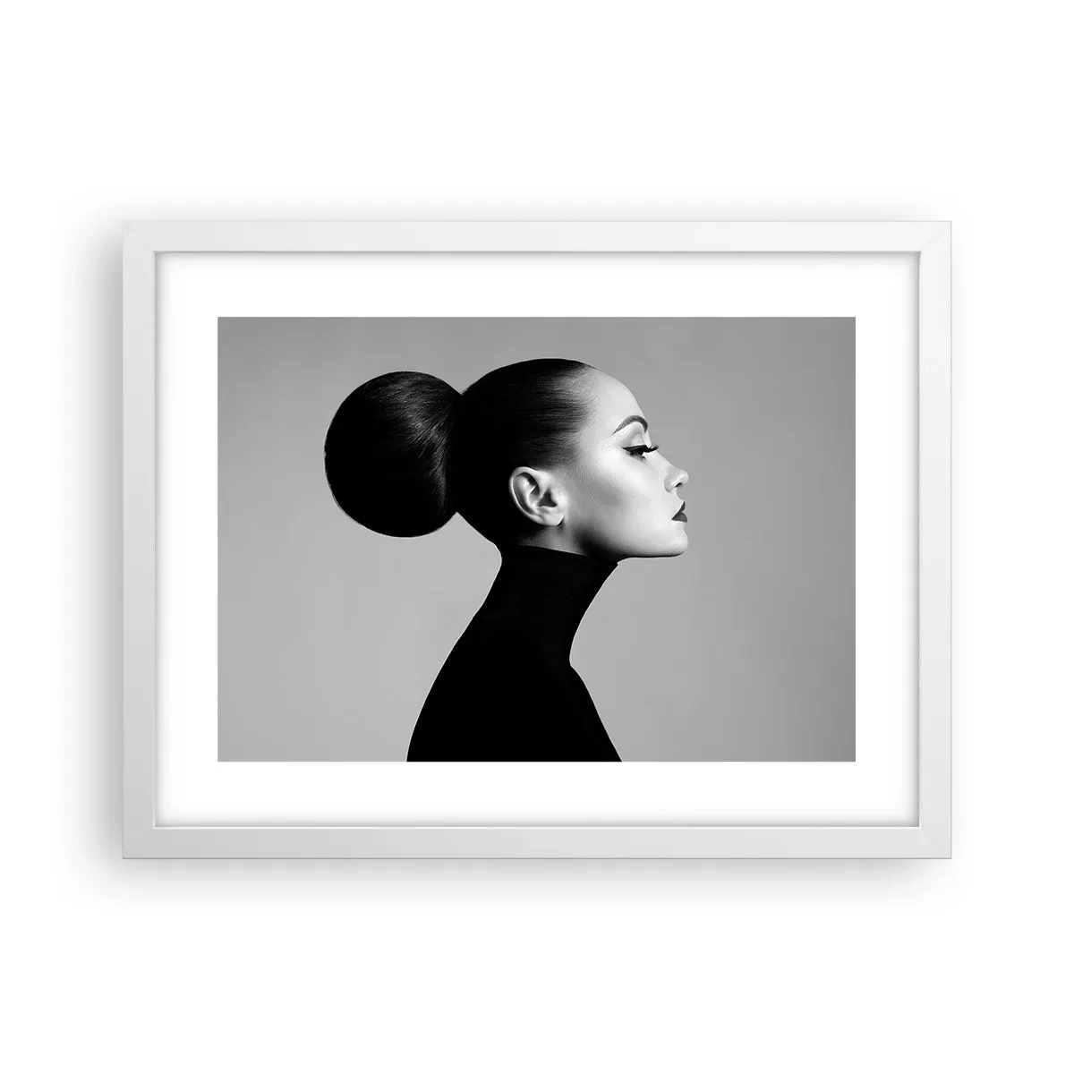 Poster in een witte lijst - Moderne Nefertiti - 40x30 cm