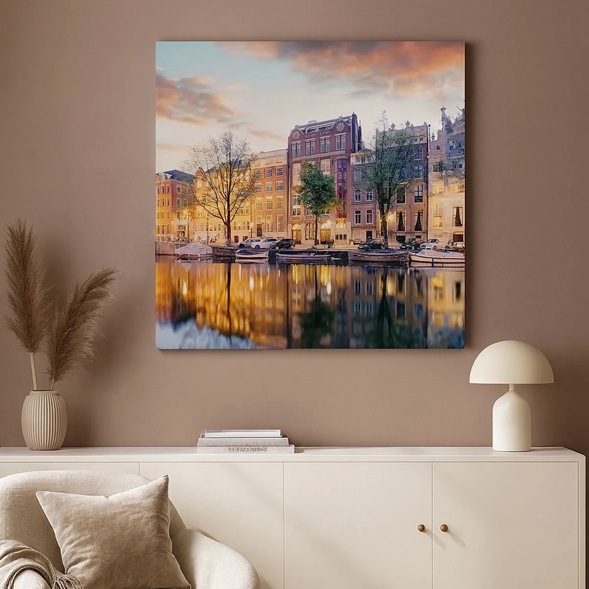 Schilderen op canvas - Ingetogen en serene Nederlandse schoonheid - 30x30 cm