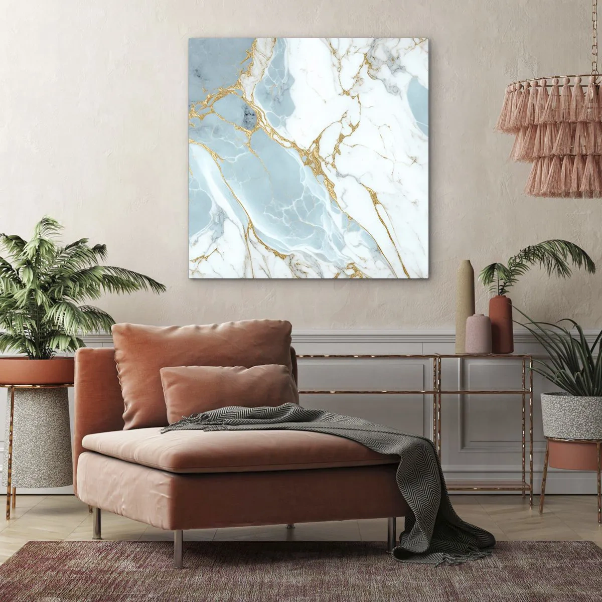 Schilderen op canvas - Rijkdom van steen - 30x30 cm