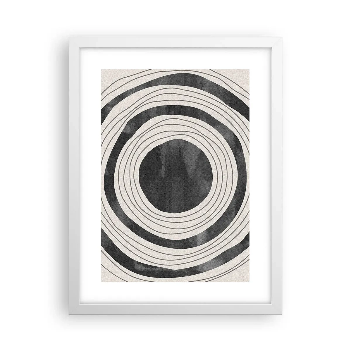 Poster in een witte lijst - Precies op het punt - 30x40 cm