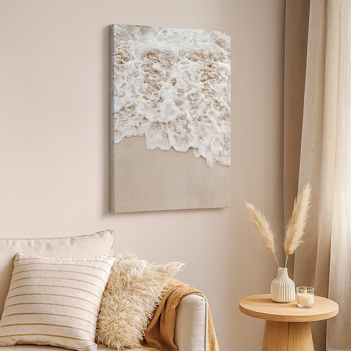 Schilderen op canvas - Ben zo terug - 50x70 cm