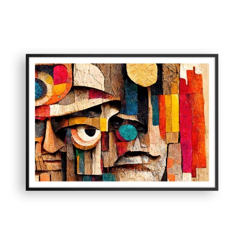 Poster in een zwarte lijst - Ik zie je… - 100x70 cm