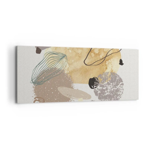 Schilderen op canvas - Toegepaste plumcologie - 120x50 cm