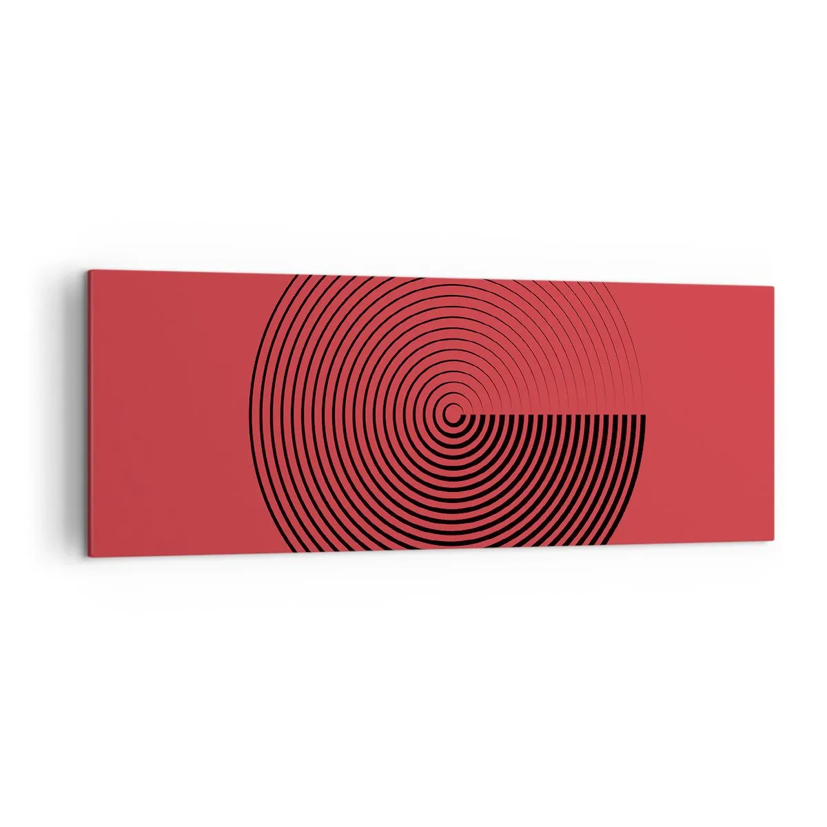 Schilderen op canvas - Circulaire beweging - 140x50 cm