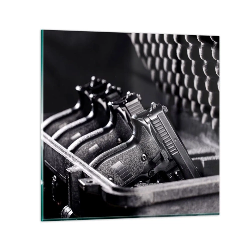 Schilderen op glas - Heren sport - 70x70 cm