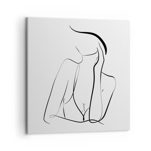 Schilderen op canvas - Op de golf van dromen - 50x50 cm