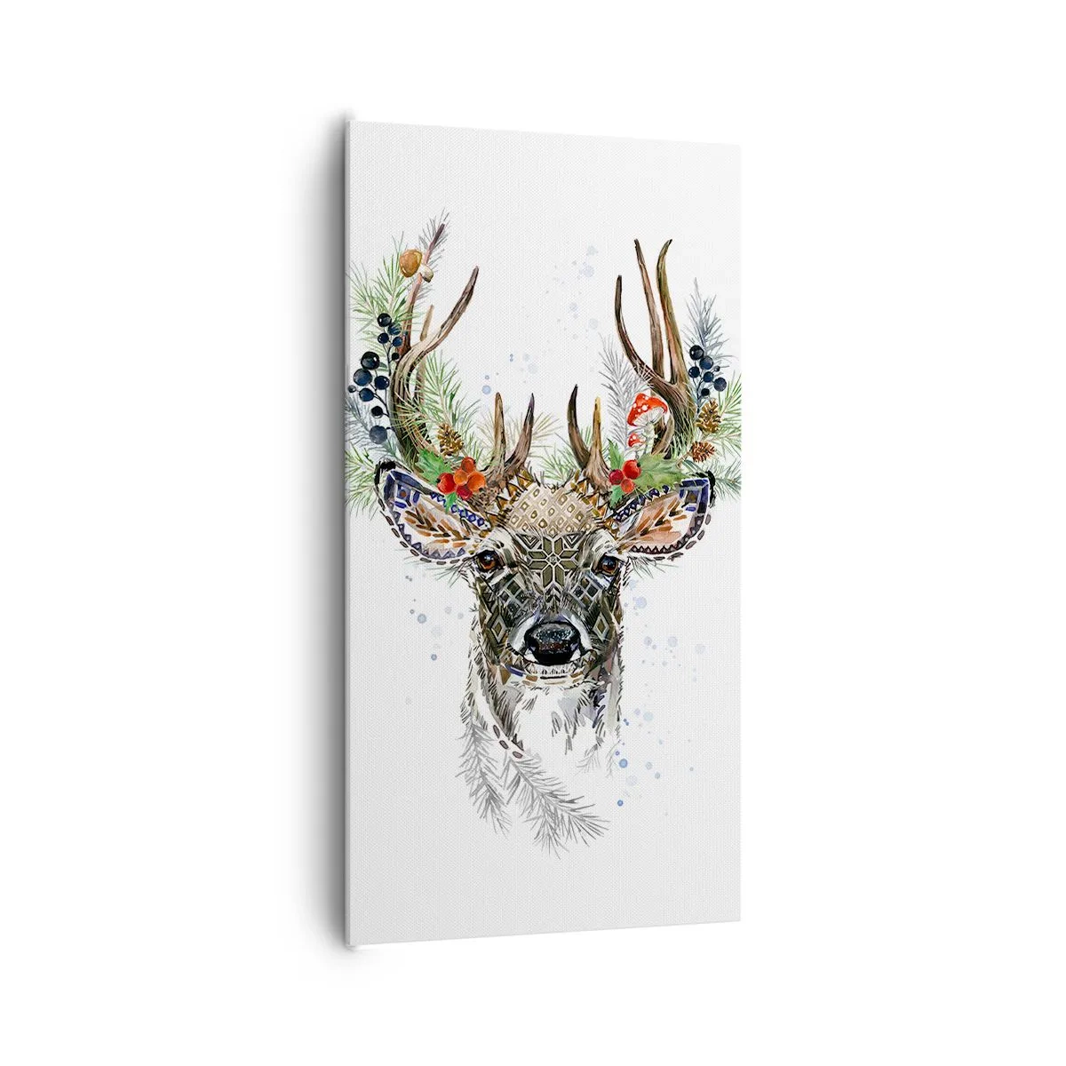 Schilderen op canvas - In een feestelijk gewaad - 65x120 cm