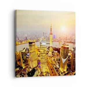 Schilderen op canvas - Aziatische droom - 30x30 cm
