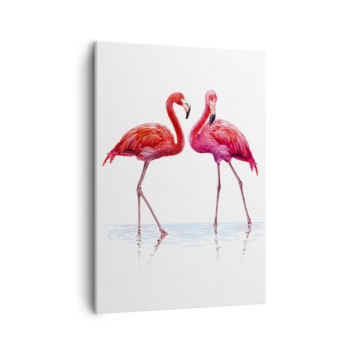 Schilderen op canvas - Roze randez-vous - 50x70 cm