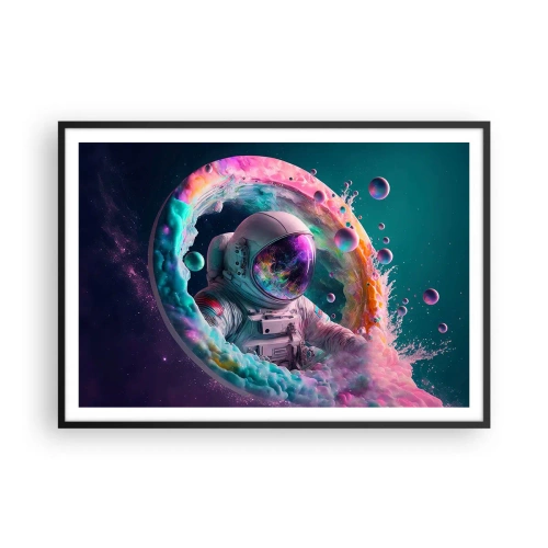 Poster in een zwarte lijst - Sterrenpoort - 100x70 cm