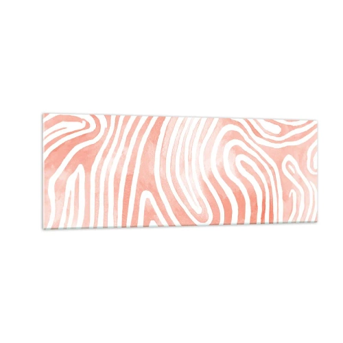 Schilderen op glas - In het koraallabyrint - 140x50 cm