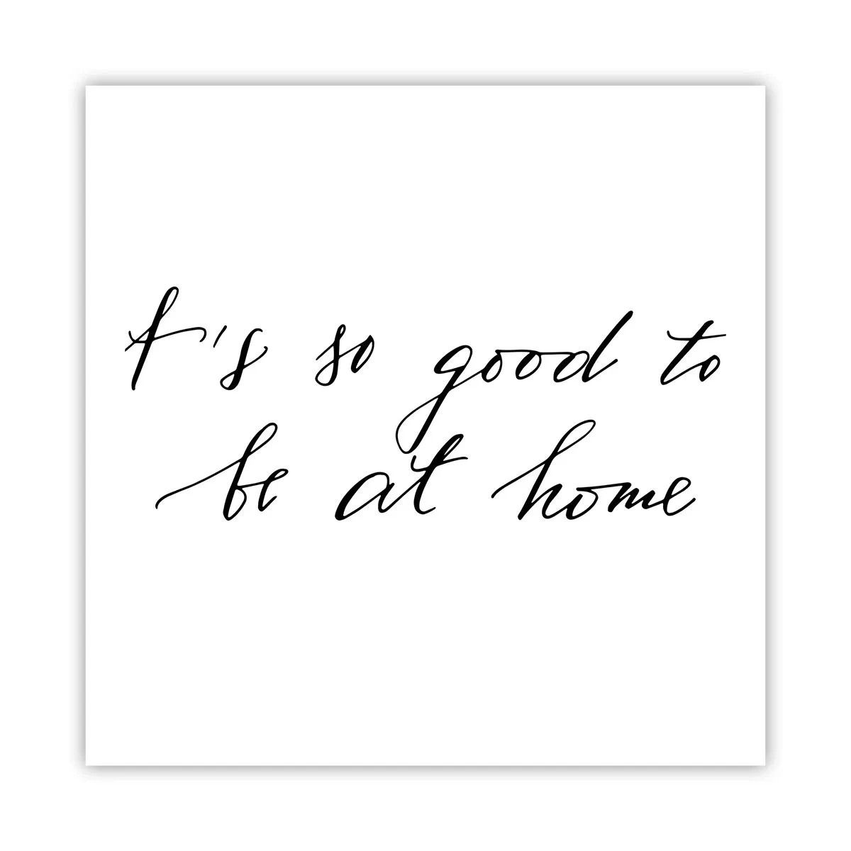 Poster - De hele waarheid - 60x60 cm