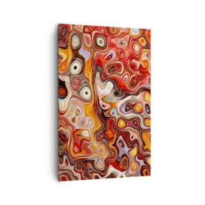 Schilderen op canvas - Als de noten gesmolten zijn in honing - 80x120 cm